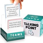 200 Conversation Cards for Teams - Meaningful Questions That Help Team Members Understand Each Other - Team Building Conversation Starter Card Game for Work - Office Icebreaker Conversation Card