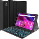 Wineecy Backlit Keyboard Case for Lenovo 8.0 Inch Tab M8 Gen 3 2022/ Smart Tab M8 Gen 3 2022/Tab M8 HD LTE 2021/ Tab M8 HD/Smart Tab M8/Tab M8 FHD 2019,Detachable Wireless Keyboard & PU Folio Case