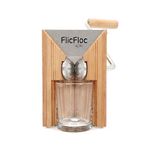 KoMo 01004 FlicFloc Mill, Wood Stainless Steel