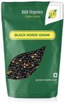 B&B Organics Black Horse Gram(2 kg)/ Traditional Lentil/Karuppu Kollu Paruppu