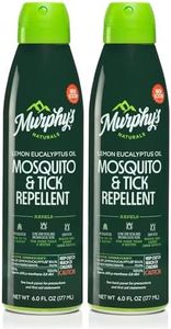Murphy's Naturals Mosquito & Tick Bug Repellent Spray, Oil of Lemon Eucalyptus for Skin + Outdoor Gear, 6 Ounce Mist, 2-Pack