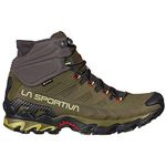 La Sportiva Mens Ultra Raptor II Mid Leather GTX Hiking Boots, Ivy/Tango, 8.5