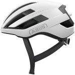 ABUS WingBack Racing Bicycle Helmet - Simple Helmet for Sporty Riding in Everyday Use and Leisure Time for Adults and Teenagers - White, Size M
