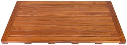 Utoplike Teak Bath Mat, Large Wood 
