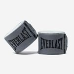 Everlast Elite 180” Hand Wraps - Breathable Nylon-Polyester, Hook & Loop Closure, Wrist & Knuckle Protection, Wear Under Boxing or Training Gloves - Great for Combat Sports - Grey