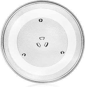13.5" Microwave Glass Turntable Plate Replacement for GE Hotpoint Microwave Glass Plate - Replace Microwave Glass Tray # WB39X10032 JVM3160DF1BB JVM3160DF1CC JVM3160DF1WW
