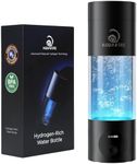 8oz Hydrogen Water Bottle Generator – Up to 4780 PPB Molecular Hydrogen, SPE/PEM Technology, BPA-Free PCTG, Portable Rechargeable Device