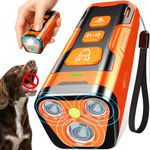 KYNOVEX Anti Barking Device for Dogs – 3 Mode Ultrasonic Dog Barking Deterrent, Rechargeable & Safe Stop Barking Device for Indoor & Outdoor (Orange-Black)