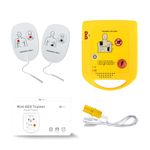 Mini AED Trainer, XFT Portable AED Training Kit Essentials AED Training Device in English for Defibrillator Trainee Beginner (XFT-D0009)
