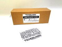 TECHDELIVERS PCB toner transfer paper (Glossy Paper) A4 size 25 Pieces