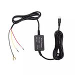 V88R® Mini USB Hardwire Cable Kit for 24 Hour Parking Monitoring Dash Cam 12V-24V to 5V/2.5A Low Voltage Protection Hard Wire Kit for Dashcam