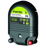 Patriot P5 Dual Purpose Electric Fence Energizer, 0.50 Joule