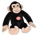 Wild Republic Wild Calls Chimp, Authentic Animal Sound, Stuffed Animal, Eight Inches, Gift for Kids, Plush Toy, Fill is Spun Recycled Water Bottles, 8 Inches, Chimpanzee, Brown