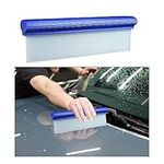 Ziciner Professional Car Handheld Blade Squeegee, 12 inch 3-Layer Silicone T-Bar Water Blade, Universal Quick Drying Squeegee Wiper, Super Flexible Squeegee for Car Glass or Home Windows