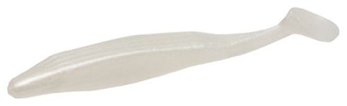 Zoom Bait Swimmin' Super Fluke Bait, White Pearl, 5-Inch, Pack of 5