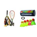 Speedminton S600 Badminton Set (SM01-S600-10) | Speedminton Mix 5-Pack Speeder Tube