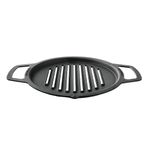 Solo Stove Ranger Cast Iron Grill Top, Cookware for Ranger fire pit, Fireplace accessory, Cooking surface: 14.25", Weight: 13 lbs