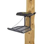 Rivers Edge® Big Foot™ Rogue XL Lever-Action Hang-On Treestand, Flip-Up TearTuff™ Mesh Seat, 24” x 37” Large Platform, Footrest