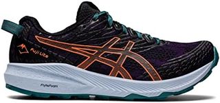 ASICS Women's Fuji Lite 3 Running, Night Shade/Nova Orange, 6 US