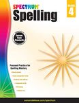 Spectrum Spelling Workbook Grade 4, Ages 9 to 10, 4th Grade Spelling Workbook, Handwriting Practice with Vowels, Diagraphs, Parts of Speech, and Grammar Workbook with English Dictionary - 208 Pages (Volume 31)