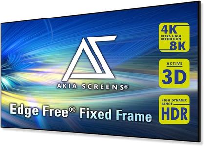 Akia 125" Fixed Frame Projector Screen 16:9