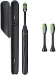 Philips One by Sonicare Rechargeable Toothbrush, Brush Head Bundle, Shadow Black, BD3001/AZ