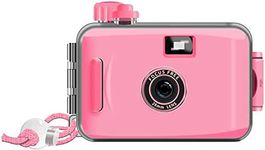 Disposable Camera Single Use Film Camera/Reusable 35mm Film Camera,One time Imaging,5m Waterproof,Retro Style Film Camera Multipack(Size:Basic,Color:Pink.)