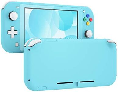 eXtremeRate Heaven Blue DIY Replacement Shell for Nintendo Switch Lite, NSL Handheld Controller Housing with Screen Protector, Custom Case Cover for Nintendo Switch Lite [Console NOT Included]