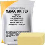 Mango Butter Large 1 lb, Cold Pressed, Unrefined by Mary Tylor Naturals, Premium Grade Raw Pure Mango Butter, Amazing Skin Nourishment Great Moisturizer