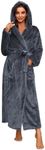 HEARTNICE Womens Long Hooded Plush 