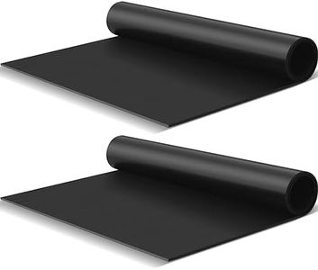 Pangda 2 Pcs Rubber Sheet Rolls 16'' Wide x 1/8" Thick x 30" Long, Solid Rubber Gasket Rubber Sheets for Gaskets, Pads, Crafts, DIY, Sealing, Protection, Bumper, Abrasion, Black