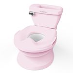 Summer by Ingenuity My Size Potty Pro in Pink, Infant Potty Training Toilet, Lifelike Flushing Sound, for Ages 18 Months, Up to 50 Pounds