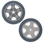 2 Pieces 7in Lawnmower Wheel 193931X428 for Husqvarna Poulan Weed Eater