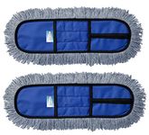 Livronic® Wet and Dry Cotton Pad Floor Mop… (24 INCH Refill Pack of 2 PCS)