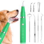 Ni-SHEN Dog Teeth Cleaning Kit, Pet Tooth Cleaner Dental Care Tartar Plaque Remover for Dogs and Cats(Green)