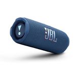 JBL Flip 7 Wireless Portable Bluetooth Speaker, Bold Pro Sound with AI Sound Boost, 16Hrs of Playtime, IP68 Water & Dustproof, Multi-Speaker Connection by Auracast, Personalization App (Blue)