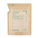 innisfree Green Tea Seed Hyaluronic Serum Refill with Panthenol and Niacinamide, Korean Face Serum for Hydration and Glow