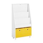 SoBuy KMB69-W Children Kids Bookcase Toy Shelf Storage Display Shelf Standing Shelf