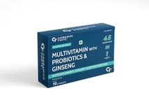 Carbamide Forte Multivitamin for Men with Probiotics Supplement - 10 Veg Tablets | Comprehensive Multivitamin Tablets for Men with Ginseng, Grape Seed Extract, Vitamin C, and Vitamin K2 MK7