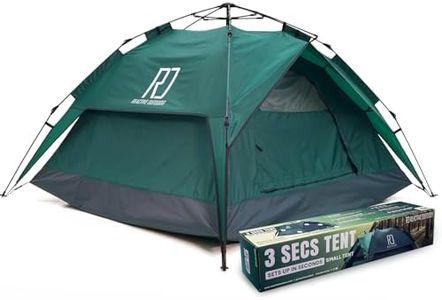 Reactive Outdoor Tent - 3 Second Tent - 3 Sec Instant Pop Up Tent - Easy and Quick Setup Camping Tent - 1 Person Setup Waterproof Double Layer Outdoor Camping Tent (Small (1-2 Person))