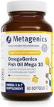 Metagenics OmegaGenics® Mega-10® – Omega-3 Oil – Omega 7 Oil– Daily Supplement to Support Cardiovascular Health & Immune Function, 60 Count