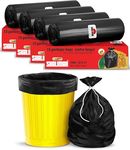 Shalimar Premium Garbage Bags Size 30 X 37 Inches (Extra Large) 60 Bags (4 rolls) Dustbin Bag/Trash Bag - Black Color