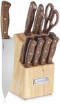 Cuisinart C55W-14PCB Advantage Cutlery 14-Piece Triple Rivet Walnut Knife Block Set