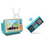 Retro Handheld Games Console with 308 Classic Games 3 Inch Screen Mini TV Video Games Player Support AV Output Electronic Games Xmas Gift for Boys Girls 4-12