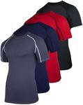 4 Pack: Mens Big and Tall Short Sle