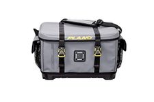 Plano Z-Series 3700 Tackle Bag, Gray, PVC Fabric with Waterproof and Non-Skid Base, Includes 2 3700 StowAway Utility Boxes, Soft Fishing Tackle Storage Bag