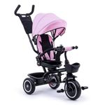 Foryourlittleone Kids Trike V3 Pink Tricycle Baby Push with Parent Handle Bike 9 Months to 5 Years | For-Your-Little-One Trike with Parent Handle, Multi-Functional Tricycle