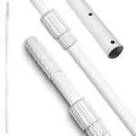 Solstice by International Leisure Products Hydro Tools 8360 6-to 12-Foot Adjustable White Fluted Premium Telescopic Pool Pole