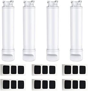HYJJ 4X Fridge Water Filter + 6X Air Filter Compatible with Electrolux Westinghouse EPTWFU01 EPTWFU01T EPTWFU01C EHE6899BA ACC024 A13402905 ULX220 807946705 WSE6870SA WHE6874SA