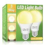 Wiyifada 3 Way LED Light Bulbs 2 Pa
